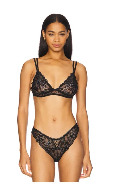 Free People X Intimately Fp Lace Lover Bralette In Black