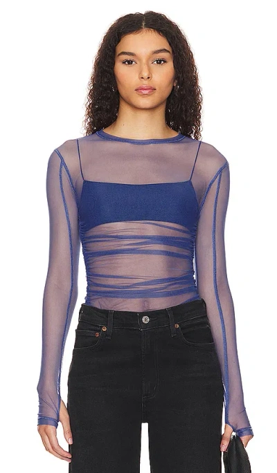 Free People X Intimately Fp Last Layer Long Sleeve In Fjord