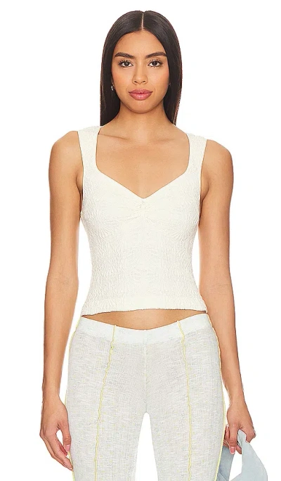 Free People X Intimately Fp Love Letter Sweetheart Cami In Ivory