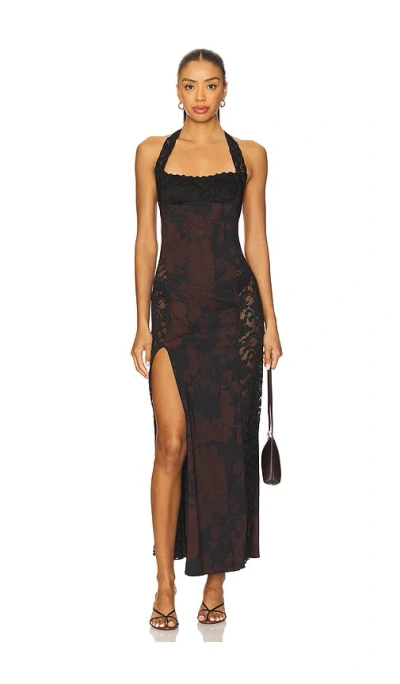 FREE PEOPLE X INTIMATELY FP LOVE YOU MOST PRINTED MAXI DRESS