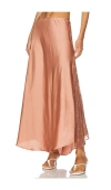 Free People Make You Mine 1/2 Slip Maxi Skirt In Cafe Latte In 카페라떼