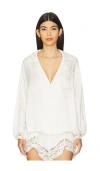 Free People X Intimately Fp Midnight Muse Sleep Shirt In White
