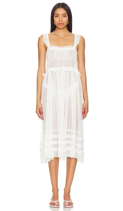 Free People X Intimately Fp Moon Phase Midi In White