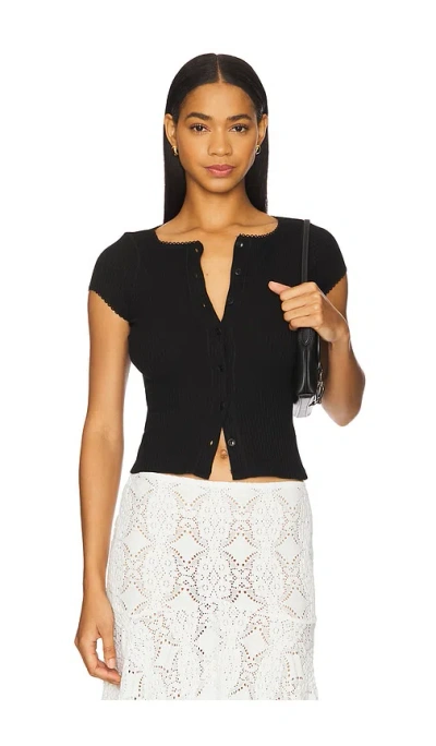 Free People X Intimately Fp Most Wanted Cardi In 黑色