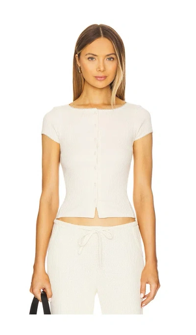 Free People X Intimately Fp Most Wanted Cardi In Ivory