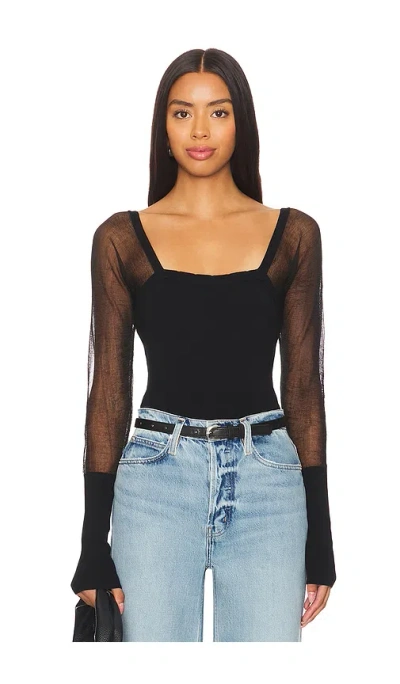 Free People X Intimately Fp Night After Night Long Sleeve In 블랙