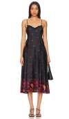 FREE PEOPLE X INTIMATELY FP ON MY OWN PRINTED MAXI DRESS