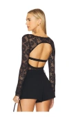 Free People X Intimately Fp Perfectly Fine Bodysuit In Black
