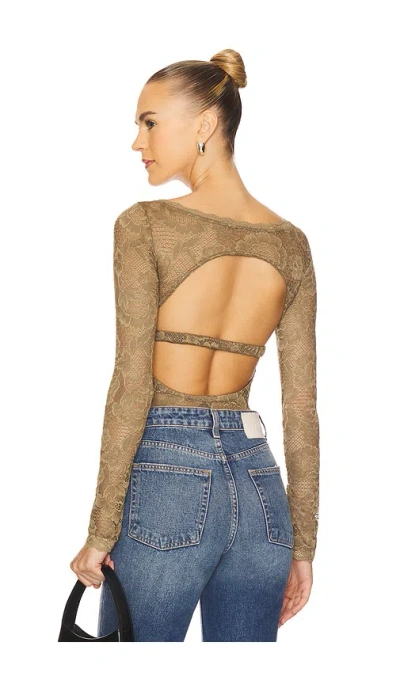 Free People X Intimately Fp Perfectly Fine Bodysuit In Neutral