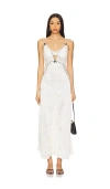 Free People X Intimately Fp Playing Cupid Maxi Dress In Ivory Combo