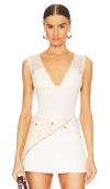 Free People X Intimately Fp Power Play Cami In Ecru
