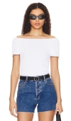 FREE PEOPLE X INTIMATELY FP RIBBED SEAMLESS OFF SHOULDER TOP