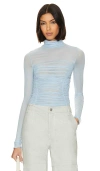 Free People X Intimately Fp Under It All Bodysuit In Baby Blue