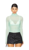 Free People X Intimately Fp Under It All Bodysuit In Mint