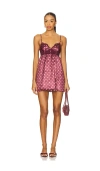 Free People X Intimately Midnight Muse Mini Slip In Purple