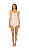 Free People X Intimately Midnight Muse Printed Set In Neutral