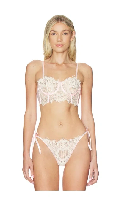 Free People X Intimately Sweet Love Balconette Bra In Brown