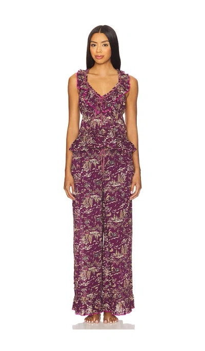 Free People X Intimately Tangled Lights Printed Set In Multi