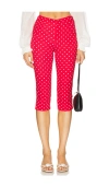 Free People X Revolve Better Printed Super Slim In Red