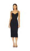 Free People X Revolve Caitlin Denim Midi Dress In Blue