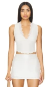Free People X Revolve Classic Twist Brami In Ivory