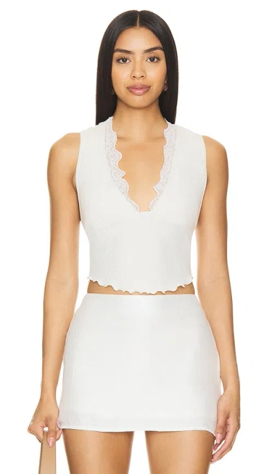 Free People X Revolve Classic Twist Brami In Ivory