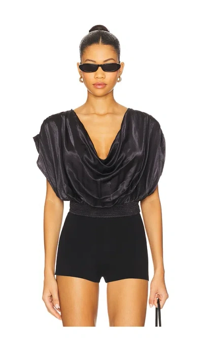 Free People X Revolve Cowl Cape Top In Black