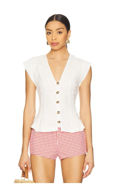 Free People X Revolve Dylan Vest In White
