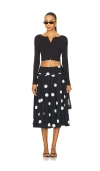 Free People X Revolve Laverne Set In Black