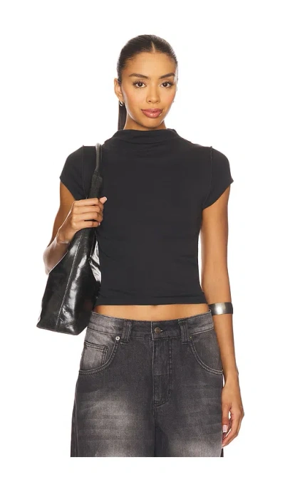 Free People X Revolve Lola Tee In Black