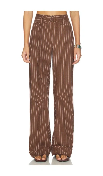 Free People X Revolve Raise The Stakes Pant In Brown