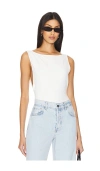 Free People X Revolve Raven Bodysuit In 象牙白
