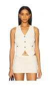 Free People X Revolve Summer Love Waistcoat In Ivory