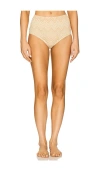 Free People X Revolve X Free-est Crochet Billie High Waist Bottom In Sand
