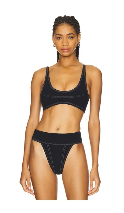 Free People X Revolve X Free-est Farrah Crop Top In Black