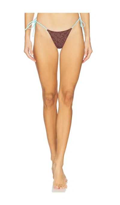 Free People X Revolve X Free-est Michelle Triangle Bottom In Brown