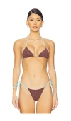 Free People X Revolve X Free-est Michelle Triangle Top In Brown