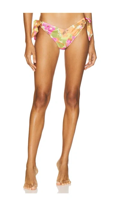 Free People X Revolve X Free-est Printed Renee Tie Side Bottom In Tropicana
