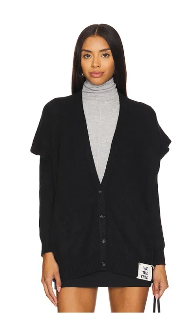 Free People X Revolve X We The Free Essential Cardi In Black