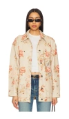 Free People X We The Free Avery Denim Jacket In Exploded Floral