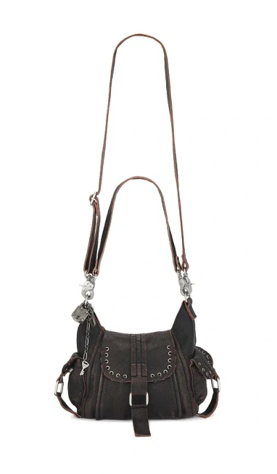 Free People X We The Free Baby Leigh Bag In Aged Graphite