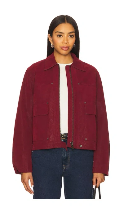 FREE PEOPLE X WE THE FREE BLAIR FAUX SUEDE JACKET