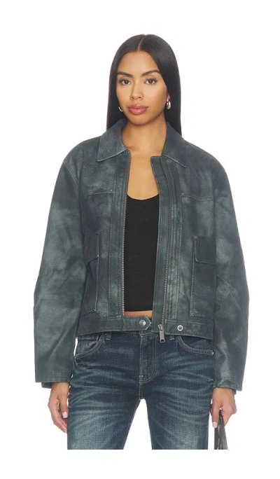 Free People X We The Free Blair Faux Suede Sierra Jacket In Red