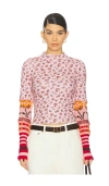 Free People X We The Free Bold Bowery Cuff Top In Multi