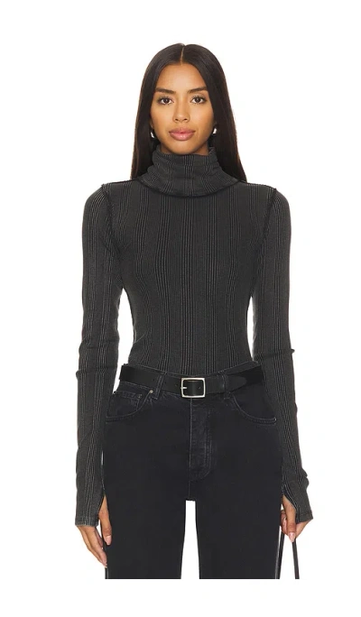 Free People X We The Free Brynn Turtle Top In Black