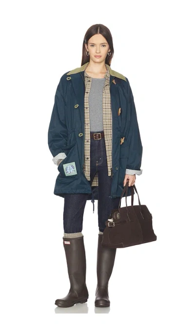 Free People X We The Free Captains Jacket In Blue