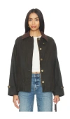 Free People X We The Free Cori Waxed Jacket In Gray