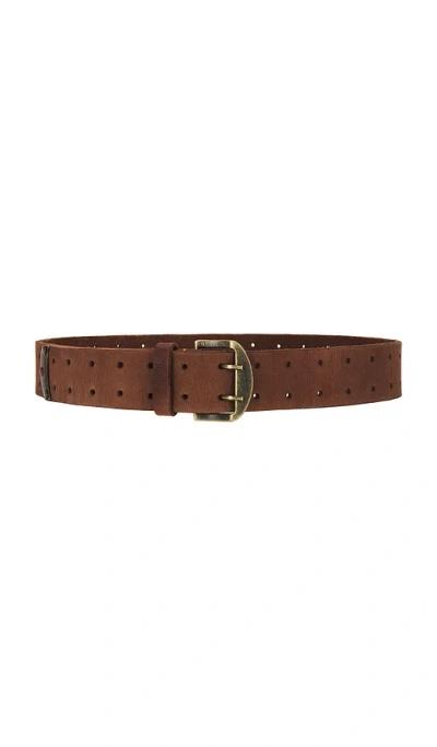 Free People X We The Free Double Cross Belt In Tan