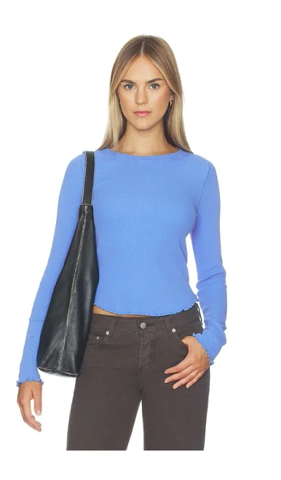 Free People X We The Free Easy Does It Tee In Blue