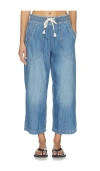 Free People Easy Peasy Pull On Jeans In No Problem In Blue